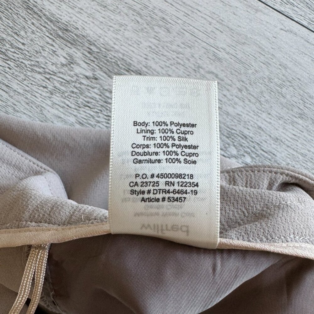 Aritzia | Wilfred Allant Pant in Taupe Grey - Size 12 - Picture 8 of 11